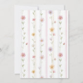 Wildflower Verjaardag Tijdcapsule Kaart (Achterkant)