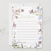 Wildflower Verjaardag Tijdcapsule Kaart (Voorkant)