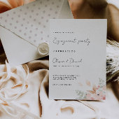 Wildflower Verloving Uitnodiging Sjabloon