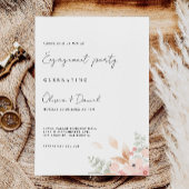 Wildflower Verloving Uitnodiging Sjabloon