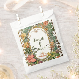 Wildflower Victoriaans  grens bruiloft Bedankzakje