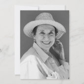 Wildflower Viering van het leven begrafenismonumen Kaart (Achterkant)