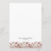 Wildflower Vind het Gast Vrijgezellenfeest Bingo G Kaart (Achterkant)