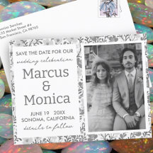 Wildflower Vines Aangepaste foto Opslaan van de da