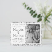 Wildflower Vines Aangepaste foto Opslaan van de da Briefkaart (Staand voorkant)