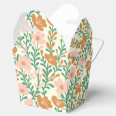 Wildflower Vines Roze Bloemen Floral Elegant Custo Bedankdoosjes (Geopend)