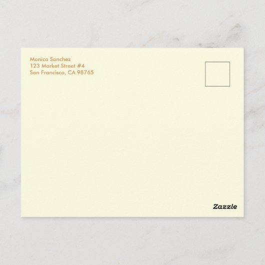 Wildflower Vines Roze Groen Custom Save the Date Briefkaart (Achterkant)