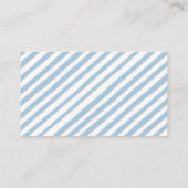 Wildflower vlinder baby jongen douche luier loteri informatiekaartje (Achterkant)