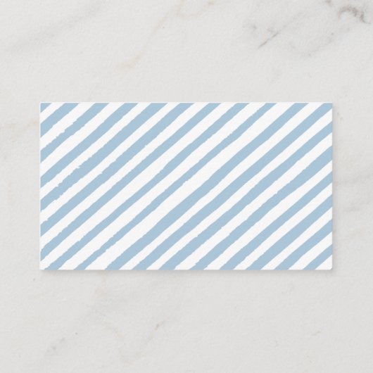 Wildflower vlinder baby jongen douche luier loteri informatiekaartje (Achterkant)