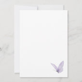 Wildflower vlinder Vrijgezellenfeest Kaart (Achterkant)