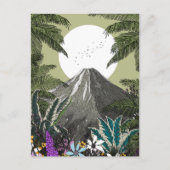 Wildflower Volcano Mountain Briefkaart (Voorkant)