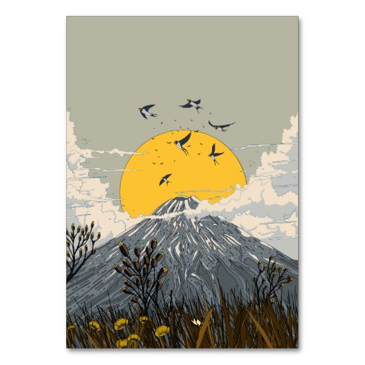 Wildflower Volcano Mountain Kaart (Voorkant)