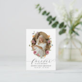 Wildflower voor altijd in ons hart gebedsgebed Kaa Visitekaartje (Staand voorkant)