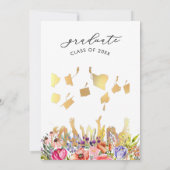  wildflower voorjaarsuitnodiging aankondiging (Achterkant)