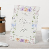 Wildflower Vrijgezellenfeest aangepaste tekst teke Reclamebord Met Voetstuk (Insitu)