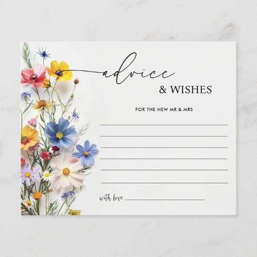Wildflower Vrijgezellenfeest Advies en Wensen (Voorkant)
