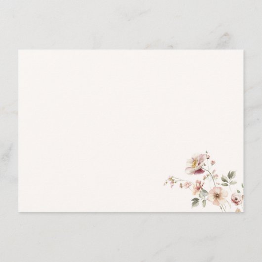 Wildflower Vrijgezellenfeest Advies en Wensen Informatiekaartje (Achterkant)