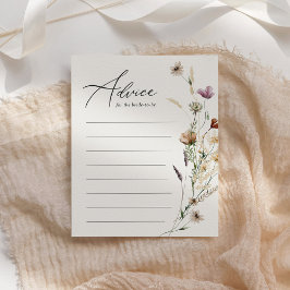 Wildflower Vrijgezellenfeest Advies Kaart