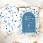 Wildflower Vrijgezellenfeest Bloemblauw Kaart