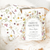 Wildflower Vrijgezellenfeest Bloemenboog Kaart