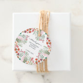 Wildflower Vrijgezellenfeest Dank u Bedankjes Labels (In situ)