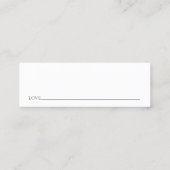 Wildflower Vrijgezellenfeest Datum Nacht Idee Kaar Contactkaartje (Achterkant)