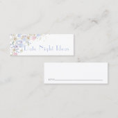 Wildflower Vrijgezellenfeest Datum Nacht Idee Kaar Contactkaartje (Voorkant / Achterkant)