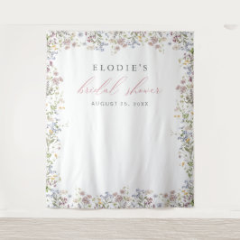 Wildflower Vrijgezellenfeest Foto Achtergrond Bloe Wandkleed