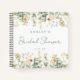 Wildflower Vrijgezellenfeest gastenboek Notitieboek