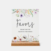 Wildflower Vrijgezellenfeest gunsten Acryl Bord (Voorkant)