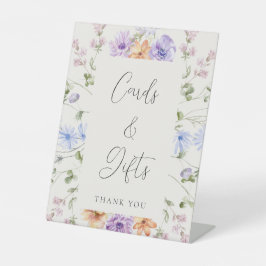 Wildflower Vrijgezellenfeest Kaarten en geschenken Reclamebord Met Voetstuk