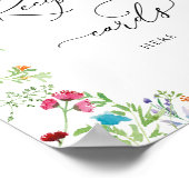 Wildflower Vrijgezellenfeest Laat recept Kaart hie Poster (Hoek)