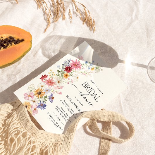 Wildflower Vrijgezellenfeest, liefde in bloei Kaart