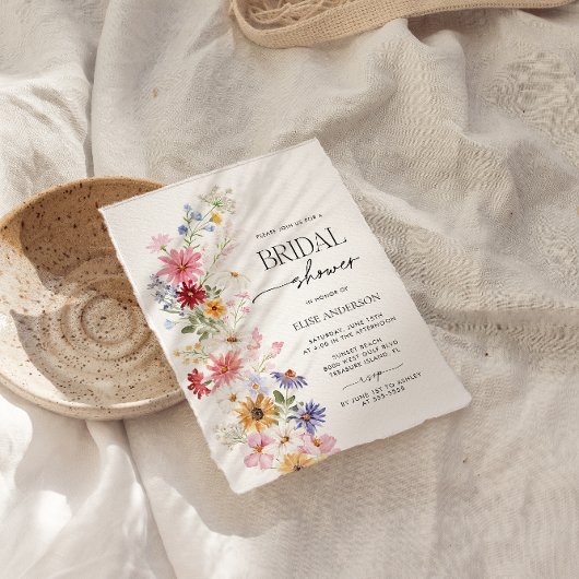 Wildflower Vrijgezellenfeest, liefde in bloei Kaart