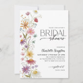 Wildflower Vrijgezellenfeest meerkleurig Bloemen Kaart (Voorkant)