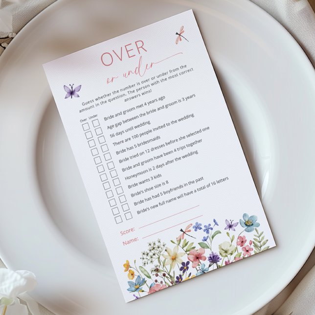 Wildflower Vrijgezellenfeest Over of Onder spel (Creator heeft geüpload)