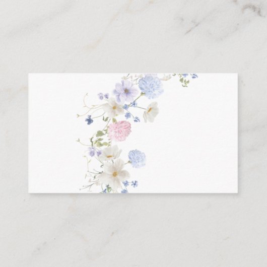 Wildflower Vrijgezellenfeest Raad eens hoeveel spe Informatiekaartje (Achterkant)