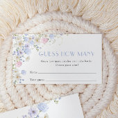 Wildflower Vrijgezellenfeest Raad eens hoeveel spe Informatiekaartje