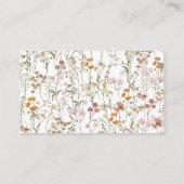 Wildflower Vrijgezellenfeest Raad hoeveel Snoep sp Informatiekaartje (Achterkant)