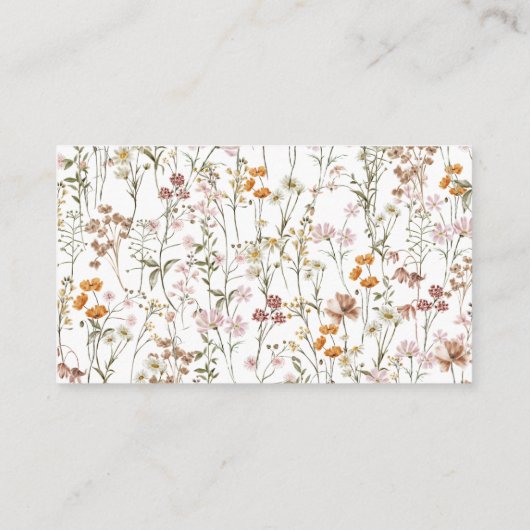 Wildflower Vrijgezellenfeest Raad hoeveel Snoep sp Informatiekaartje (Achterkant)