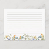 Wildflower vrijgezellenfeest recept informatiekaartje (Achterkant)