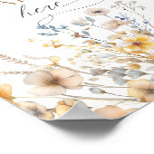 Wildflower Vrijgezellenfeest Recept Kaarten Poster (Hoek)