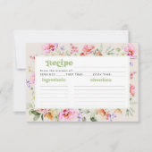 Wildflower vrijgezellenfeest receptkaart kaart (Voorkant)