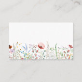 Wildflower Vrijgezellenfeest Registry Informatiekaartje (Achterkant)