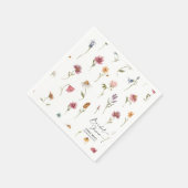Wildflower Vrijgezellenfeest servetten (Hoek)