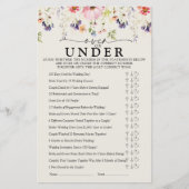 Wildflower Vrijgezellenfeest spelletjes (Voorkant)