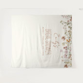 Wildflower Vrijgezellenfeest tuin in bloei Wandkleed (Voorkant (horizontaal))