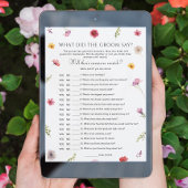 Wildflower Vrijgezellenfeest Wat zei hij spel Kaar Kaart