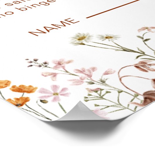 Wildflower Vrijgezellenfeest zei hij dat ze spel z Poster (Hoek)