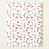 Wildflower Wanderlust Schattigee Waterverf Bloemen Planner (Achterkant)